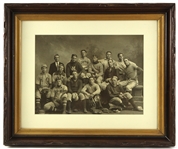 1900s-10s Lebanon HC Baseball Team 20" x 24" Framed Studio Portrait