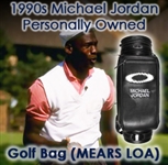 1990s to Present Michael Jordan Chicago Bulls Personally Owned & Used Custom Golf Bag (MEARS LOA)