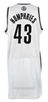2012-13 Kris Humphries Brooklyn Nets Game Worn Home Jersey (MEARS LOA/Steiner)