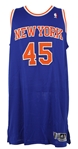 2014 (April 11) Cole Aldrich New York Knicks Game Worn Road Jersey (MEARS LOA/Steiner)