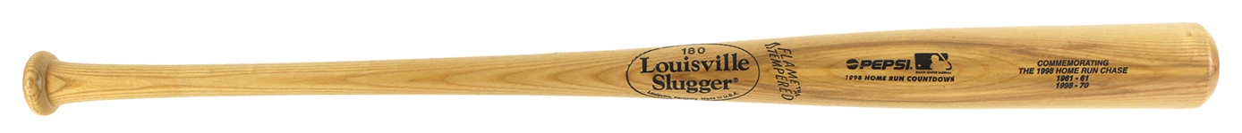 1998 Louisville Slugger Pepsi Home Run Countdown Commemorative Bat