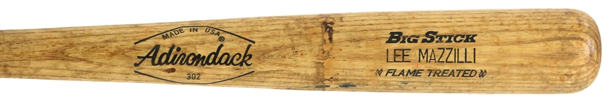 1976-79 Lee Mazzilli New York Mets Adirondack Professional Model Game Used Bat (MEARS LOA)