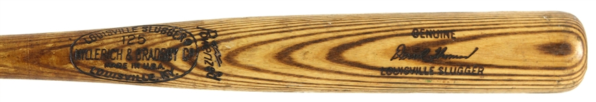 1973-75 Derrell Thomas Padres/Giants H&B Louisville Slugger Professional Model Game Used Bat (MEARS LOA)