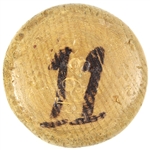 1973-74 Dave Duncan Cleveland Indians H&B Louisville Slugger Professional Model Game Used Bat (MEARS LOA)