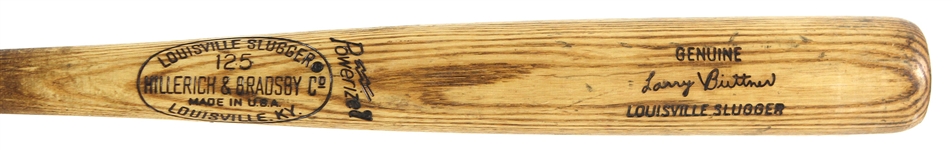 1974-75 Larry Biittner Montreal Expos H&B Louisville Slugger Professional Model Game Used Bat (MEARS LOA)