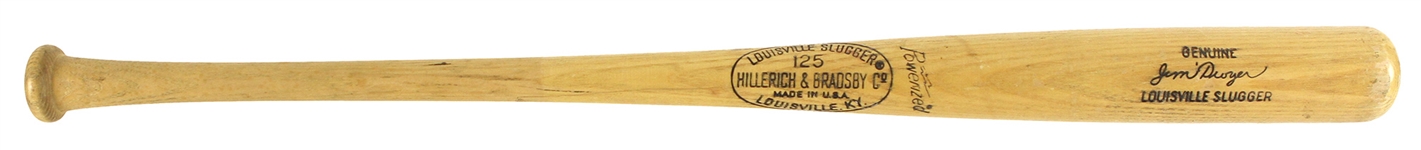 1974-75 Jim Dwyer St. Louis Cardinals H&B Louisville Slugger Professional Model Game Used Bat (MEARS LOA)