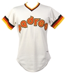1981-82 Danny Boone/Eric Show San Diego Padres Game Worn Home Jersey (MEARS LOA)