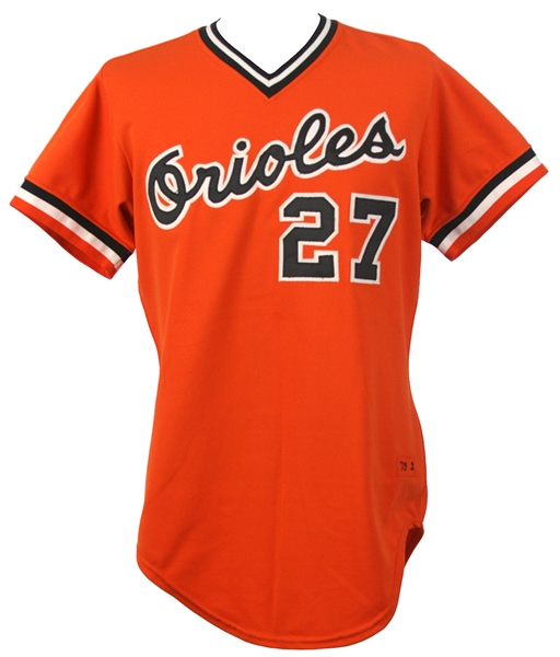 1979 Benny Ayala Baltimore Orioles Game Worn Alternate Jersey (MEARS LOA)