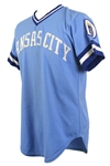 1978 John Wathan Kansas City Royals Game Worn Road Jersey (MEARS A7)