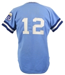 1978 John Wathan Kansas City Royals Game Worn Road Jersey (MEARS A7)
