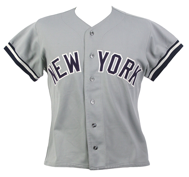 1973 Matty Alou New York Yankees Game Worn Road Jersey (MEARS A9)