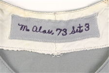 1973 Matty Alou New York Yankees Game Worn Road Jersey (MEARS A9)