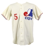 1979 Duffy Dyer Montreal Expos Game Worn Home Jersey (MEARS A9)