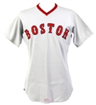 1977 Rick Wise Boston Red Sox Game Worn Road Jersey (MEARS LOA)