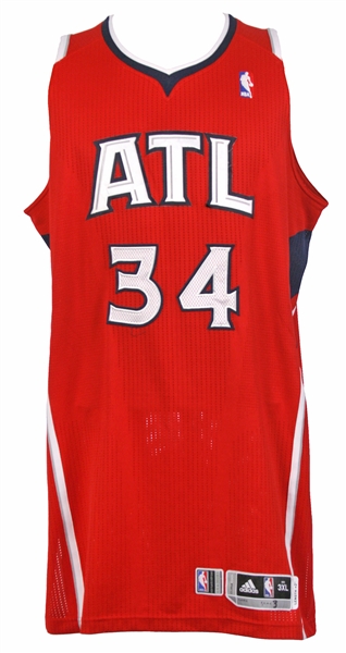 2012 (May 4) Jason Collins Atlanta Hawks Playoff Game Worn Road Jersey (MEARS LOA/MeiGray) 