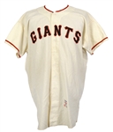 1963 Don Larsen San Francisco Giants Game Worn Home Jersey (MEARS A8)