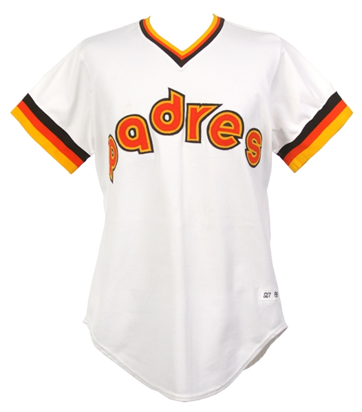 1983 John Montefusco San Diego Padres Game Worn Home Jersey (MEARS LOA)