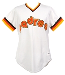 1983 John Montefusco San Diego Padres Game Worn Home Jersey (MEARS LOA)
