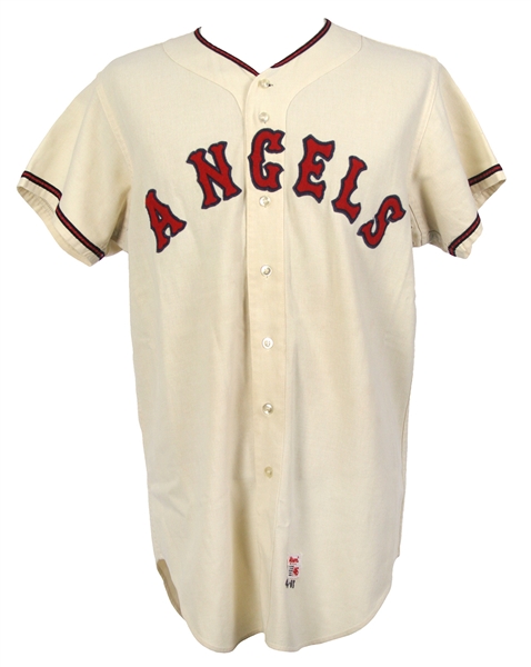 1968-69 Jack Hamilton/Eddie Fisher California Angels Game Worn Home Jersey (MEARS LOA)