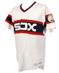 1983 LaMarr Hoyt Chicago White Sox Game Worn Home Jersey (MEARS A9) Cy Young Season
