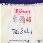 1976 Tom Grieve Texas Rangers Signed Game Worn Home Jersey (MEARS LOA/JSA)