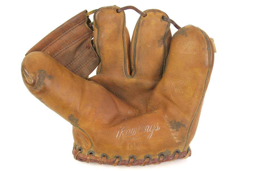 1950s Stan Musial St. Louis Cardinals Rawlings Playmaker Store Model Fielders Mitt