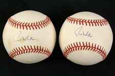 1993 Paul Molitor Toronto Blue Jays Signed Official World Series Baseballs - Lot of 2 (JSA)