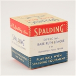 1950s Spalding Babe Ruth Leauge 174 MIB Baseball w/ Unbroken Seal