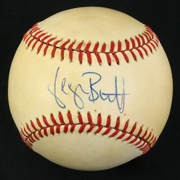 1985-89 George Brett Kansas City Royals Signed OAL Brown Baseball (JSA)