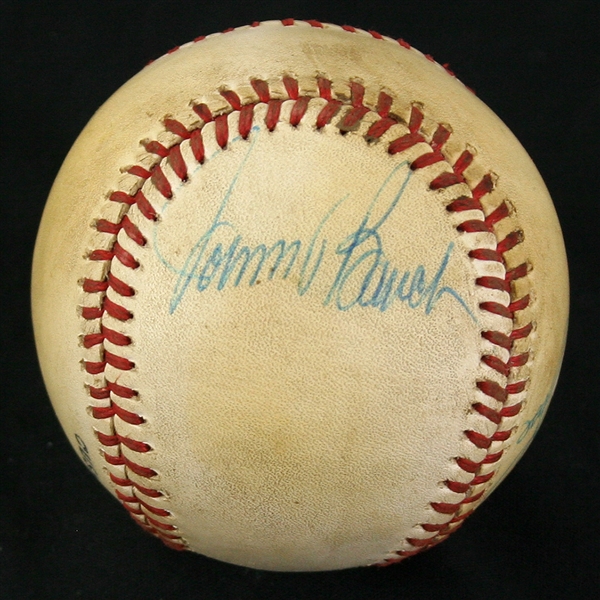 1979 Pete Rose Johnny Bench Phillies/Reds Signed ONL Feeney Game Used Baseball (MEARS LOA/JSA)