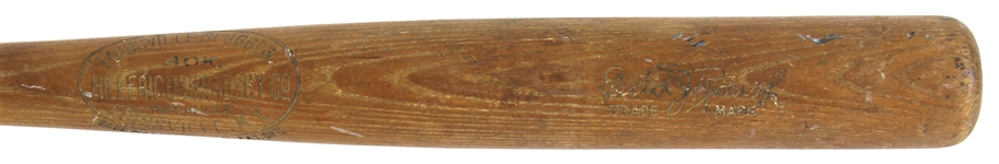 1921-29 Edd Roush Reds/Giants H&B Louisville Slugger 40K Professional Model Game Used Bat (MEARS LOA)