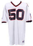 1990s Mike Singletary Throw Back Bowl Signed Game Worn Jersey (MEARS LOA & PSA/DNA)
