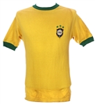 1971-73 Tostao Brazil National Soccer Team Game Worn Jersey (MEARS A5)