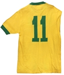 1971 Roberto Rivellino Brazil National Soccer Team Game Worn Jersey (MEARS LOA) Personal Collection of Team Masseuse