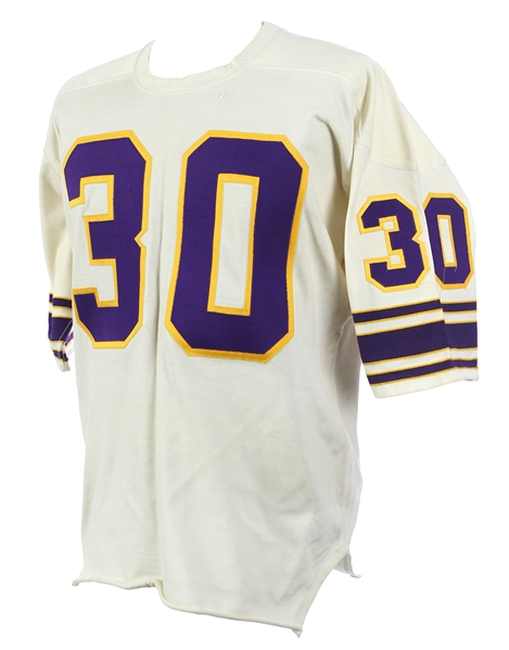 1960s White Durene #30 Game Worn Jersey (MEARS LOA)
