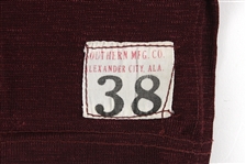 1950's Maroon Durene #44 Game Worn Football Jersey (MEARS LOA)