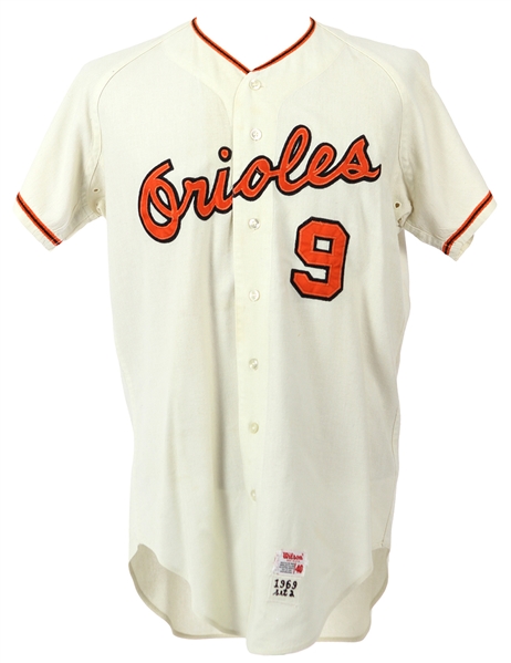 1969 Don Buford Baltimore Orioles Game Worn Home Jersey (MEARS LOA)