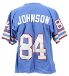 1974-80 Billy White Shoes Johnson Houston Oilers Home Jersey (MEARS LOA)