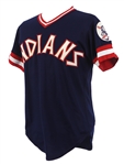 1975/77 Frank Duffy Cleveland Indians Game Worn Alternate Jersey (MEARS LOA)