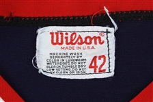 1975/77 Frank Duffy Cleveland Indians Game Worn Alternate Jersey (MEARS LOA)