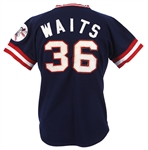 1975-77 Rick Waits Cleveland Indians Game Worn Alternate Jersey (MEARS LOA)