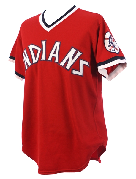 1975-77 Jim Bibby Cleveland Indians Game Worn Alternate Jersey (MEARS LOA)