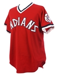 1975-77 Jim Bibby Cleveland Indians Game Worn Alternate Jersey (MEARS LOA)