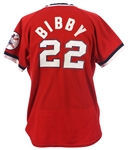 1975-77 Jim Bibby Cleveland Indians Game Worn Alternate Jersey (MEARS LOA)