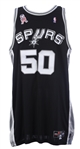 2001-02 David Robinson San Antonio Spurs Road Jersey (MEARS LOA)