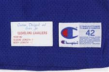 1990-91 Derrick Chievous Cleveland Cavaliers Game Worn Road Jersey (MEARS LOA)