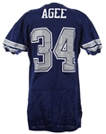 1994 Tommie Agee Dallas Cowboys Game Worn Road Jersey (MEARS LOA)