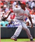 2011-12 Aroldis Chapman Cincinnati Reds Signed Memorabilia Collection - Lot of 3 w/ Game Worn Road Jersey, Photo & Trading Card 