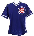 1990s Doug Glanville Chicago Cubs Signed Batting Practice Jersey (JSA)