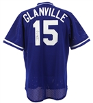 1990's Doug Glanville Chicago Cubs Signed Batting Practice Jersey (JSA)